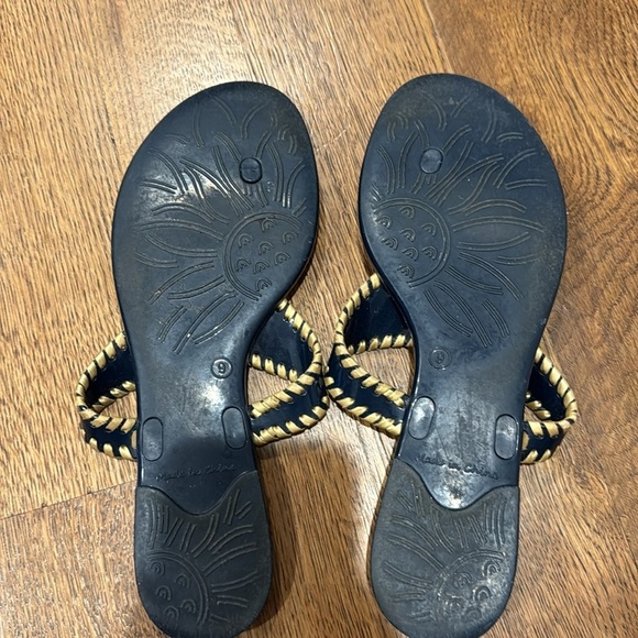 Jack Rogers Women’s Sandals Blue and Gold Size 9 - Picture 6 of 6